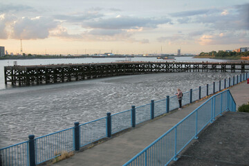bridge over the river