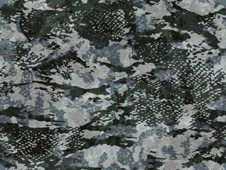 Full Seamless Snake Animal Skin Pattern Vector. Snake leather design for textile fabric print. Snake leather pattern for bag, shoes, tight, dress and fabric printing.