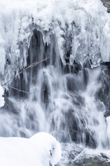frozen waterfal