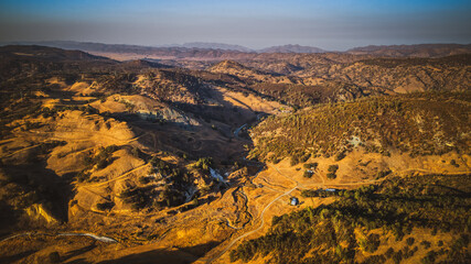 Hot Springs, Northern California, California, Aerial, Aerials