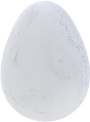 3D white Easter egg