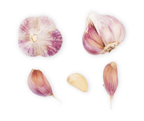 Garlic Vegetable with Green Parsley Leav