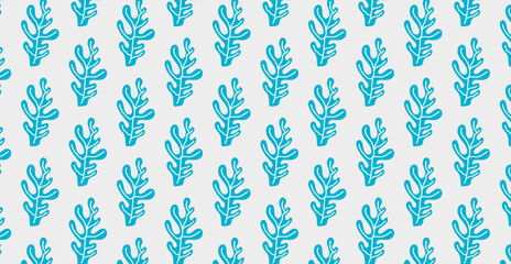 Vector matisse shape seamless floral pattern flat vector illustration colourfull trendy