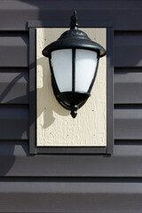 Street lamp on house