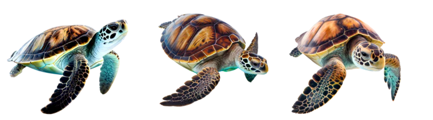 Foto op Plexiglas turtle isolated on white background © I LOVE PNG