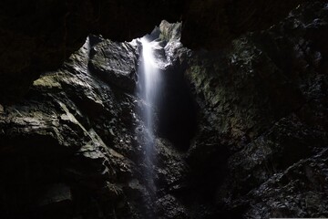 Waterfall in the mountains