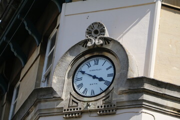 Fototapeta na wymiar Old clock in Bath, England Great Britain