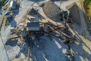 Aerial View of Southern Indiana Quarry 
