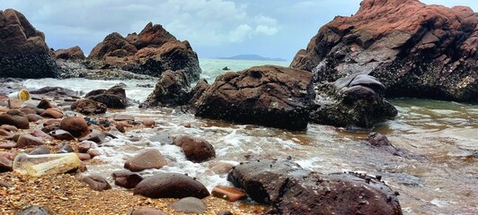 rocks on the beach