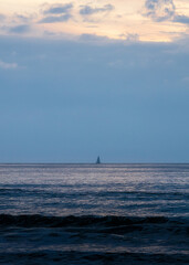 Fototapeta premium boat on the sea