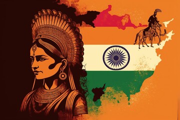 India background showing its culture and diversity stock illustration India, Culture of India, Republic Day, Cultures, Backgrounds