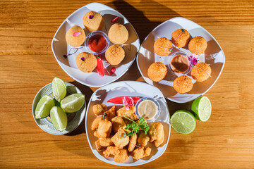 Comida de rua brasileira gourmet