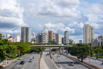 Sao Paulo, Brazil, downtown cityscape