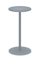 Silver bar table. vector illustration