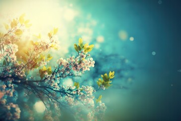 Obraz na płótnie Canvas art abstract spring background or summer background with fresh