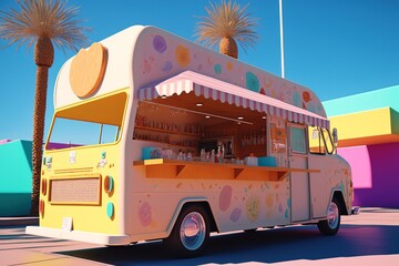 A food truck festival in California