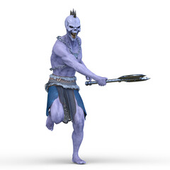 斧を持ったモンスター