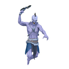 斧を持ったモンスター