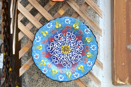 Ceramic Souvenirs Magnets For Sale In Cordoba, Spain.