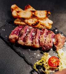 Top quality cuts of beef in an Argentine steakhouse