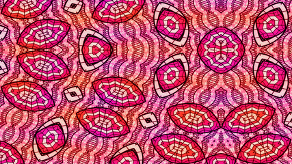 Colored African fabric &ndash; Seamless and textured pattern, cotton, high definition photo