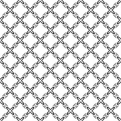 Black and white seamless abstract pattern. Background and backdrop. Grayscale ornamental design. Mosaic ornaments. Vector graphic illustration. EPS10.