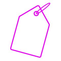 banner purple sale tag