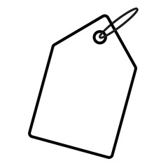 banner black sale tag