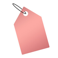banner pink sale tag
