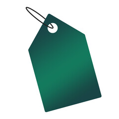 banner green sale tag