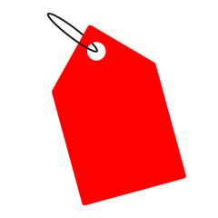banner red sale tag