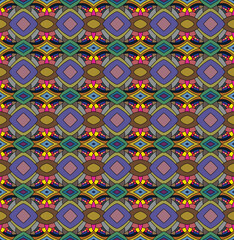 Abstract geometric planar color composition