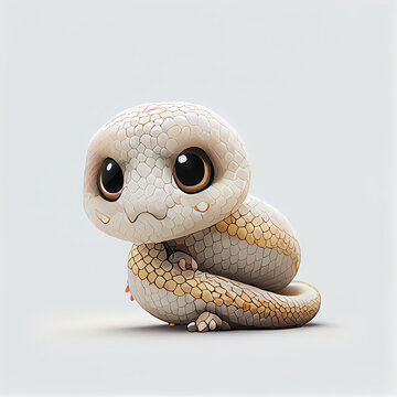 Python on a white background - Generated by Generative AI