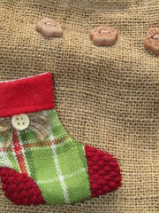 christmas stocking with gifts