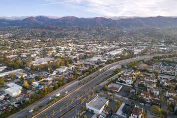 Santa Barbara Cityscape in California. USA