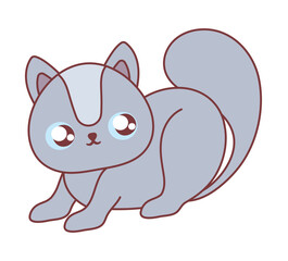 gray cat icon