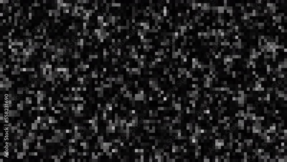 Poster overlay texture pattern. glitch static white noise. abstract background loop. unique design abstract