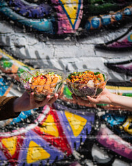 Fototapeta premium Poke Bowls