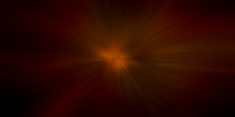 Orange dark soft summer sunbeam burst of light
