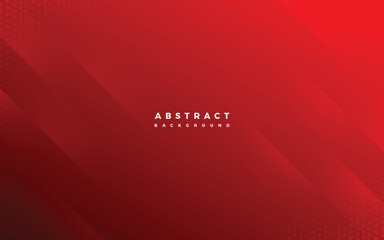 Vector red dynamic abstract modern background design template.