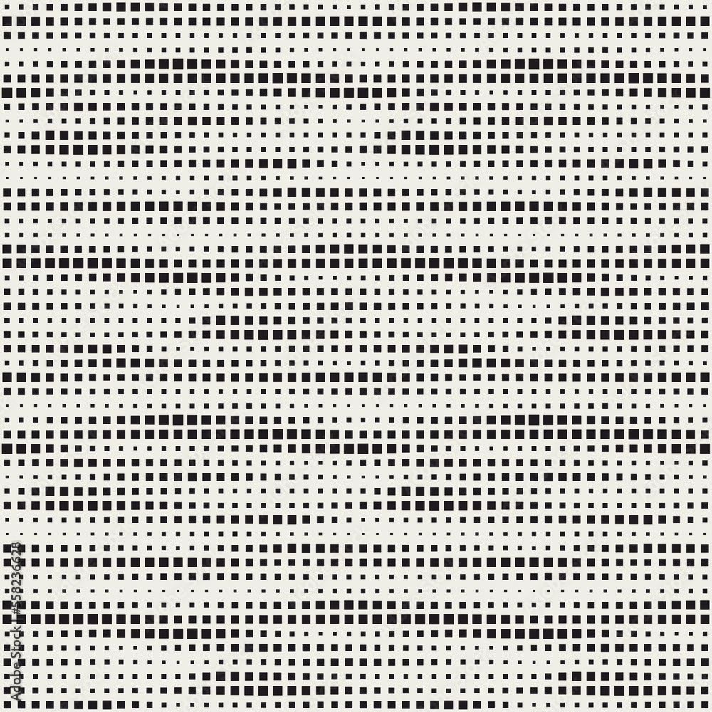 Poster degrade square seamless pattern. repeating contemporary fading background. fades halftone texture. r