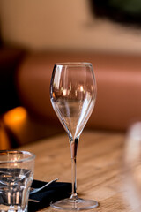 Restaurant table setting