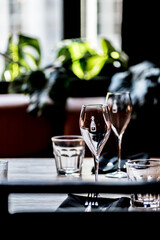 Restaurant table setting
