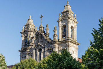 Fototapeta na wymiar Basilique of Congregados, Braga, Portugal