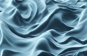 Ethereal Blue Waves - Blue Fluid Gradient Background
