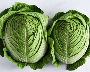 cabbage isolated on white