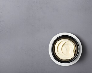 bowl of mayonnaise