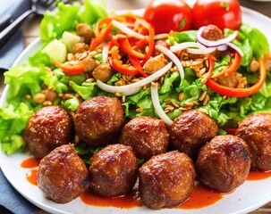 meatballs with sauce, swedish