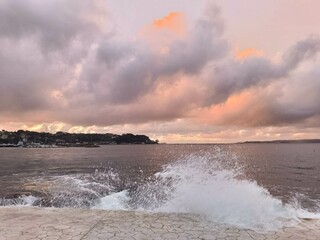 Oleaje en la costa de Galicia