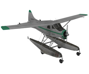 3d rendering realistic float plane